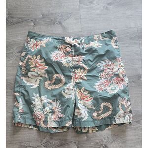 Polo Ralph Lauren Mens Swim Shorts Tropical Hawaiian Trunks Large
